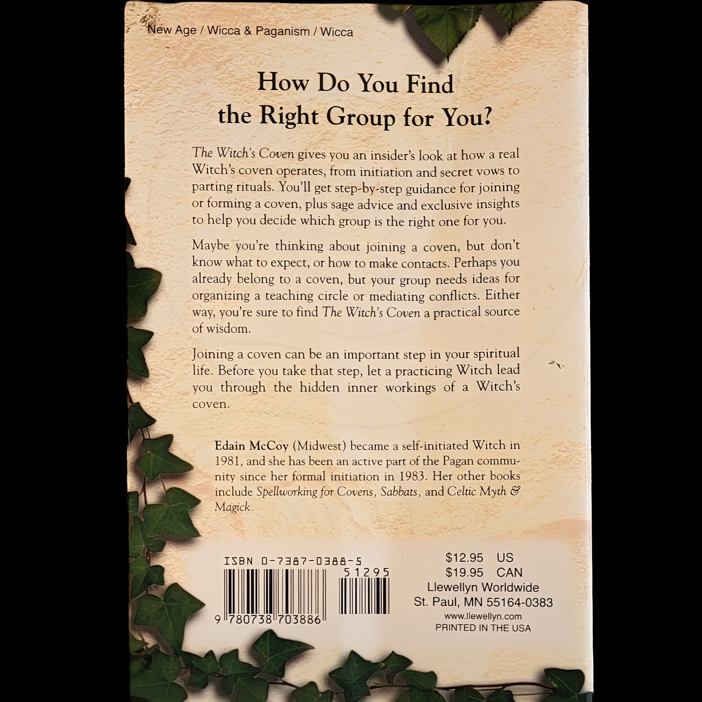 (Pre-Loved) The Witch's Coven: Finding or Forming Your Own Circle by Edain McCoy