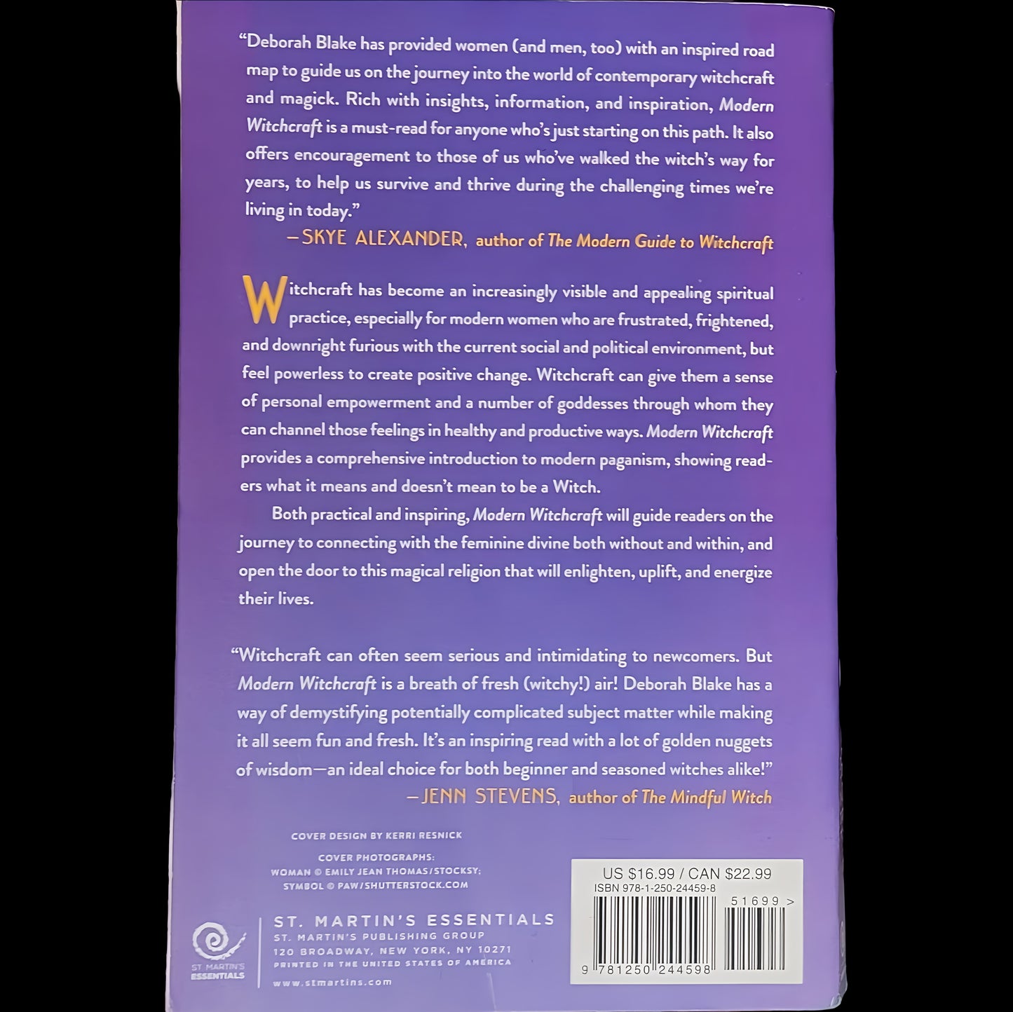 (Pre-Loved) Modern Witchcraft: Goddess Empowerment For The Kick-Ass Woman by Deborah Blake