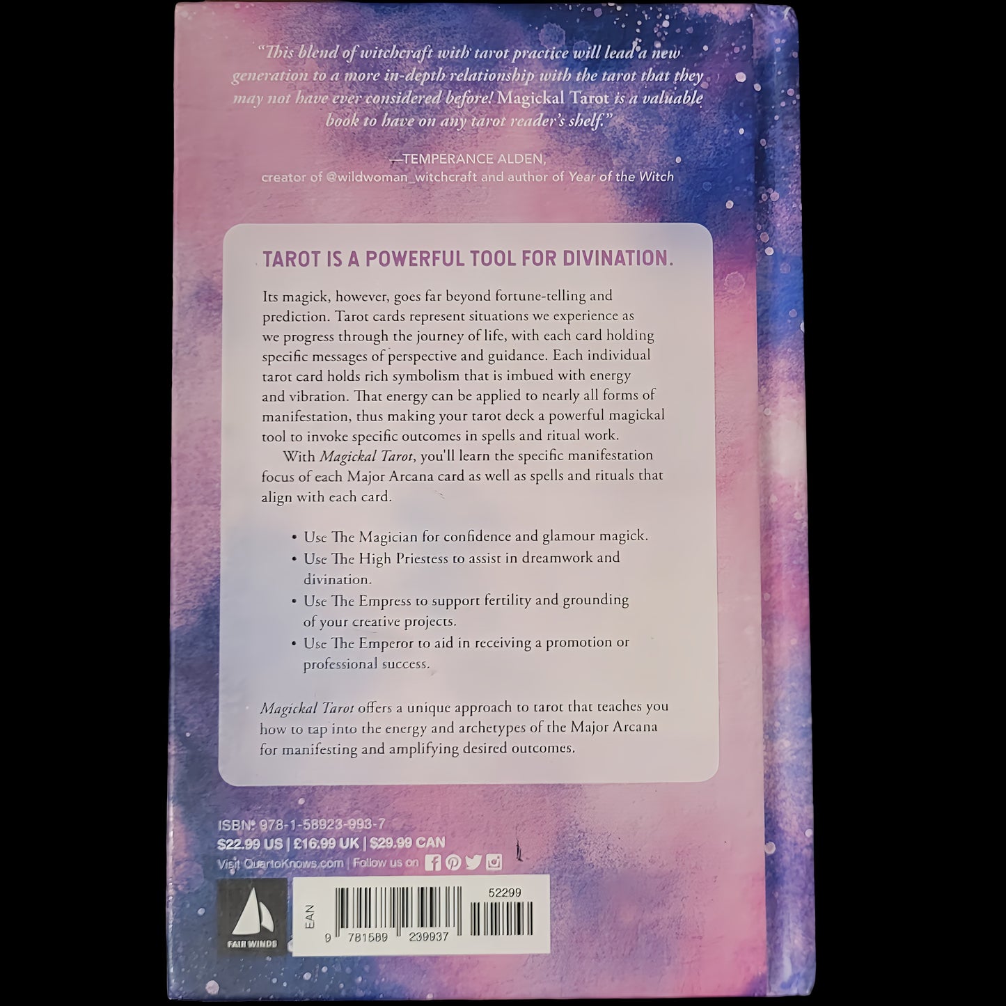 (Pre-Loved) Magickal Tarot: Spreads, Spellwork, And Ritual For Creating Your Life by Robyn Valentine