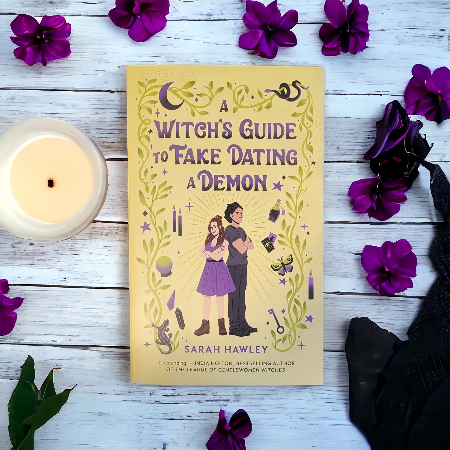 A Witch's Guide To Fake Dating A Demon by Sarah Hawley