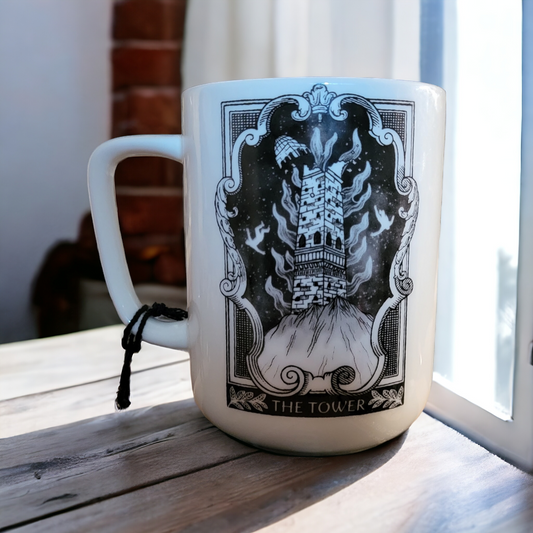 (NEW) Tarot Mug (Judgement & The Tower) by Portobello Designs