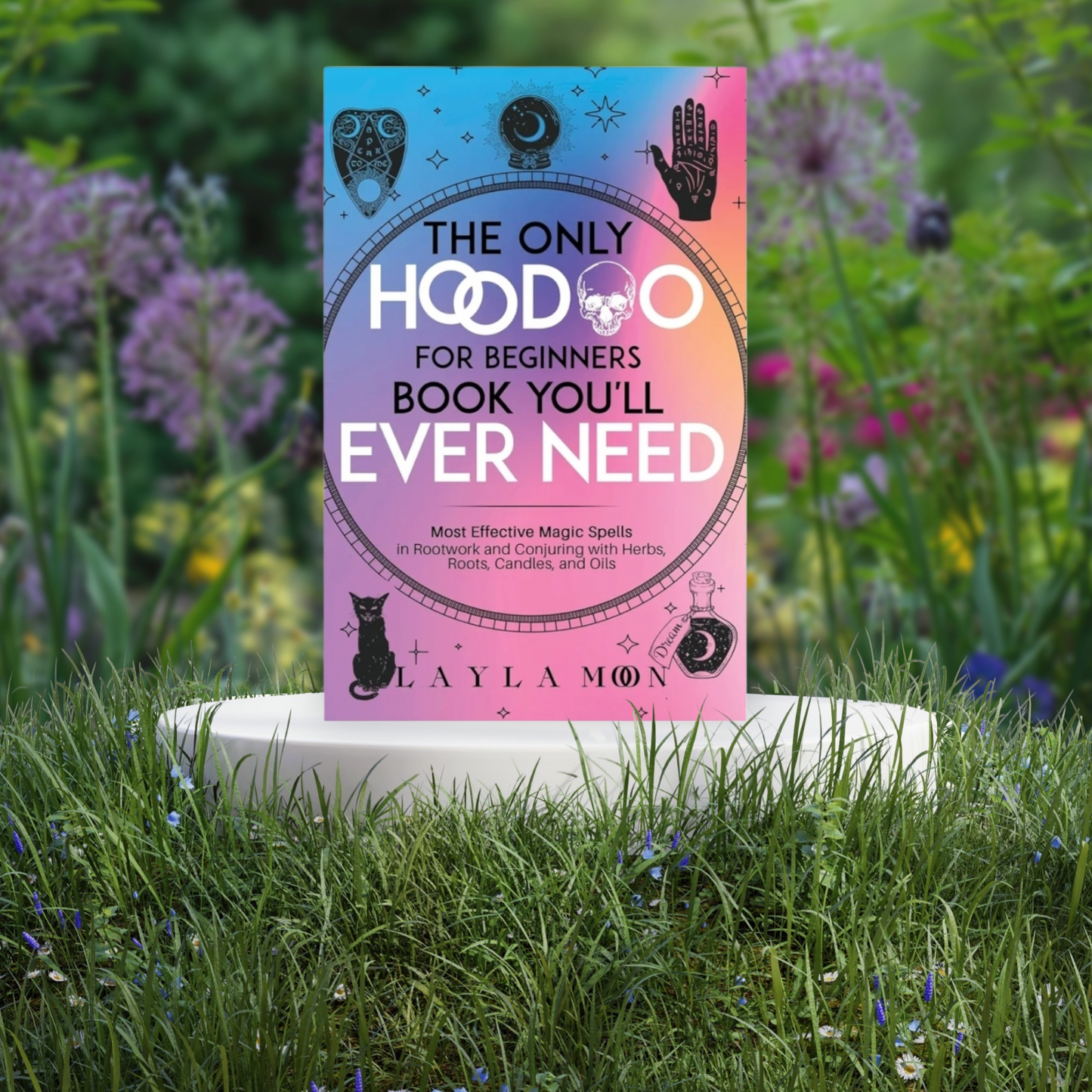 (NEW) The Only Hoodoo for Beginners Book You'll Ever Need: Most Effective Magic Spells in Rootwork and Conjuring with Herbs, Roots, Candles, and Oils by Layla Moon