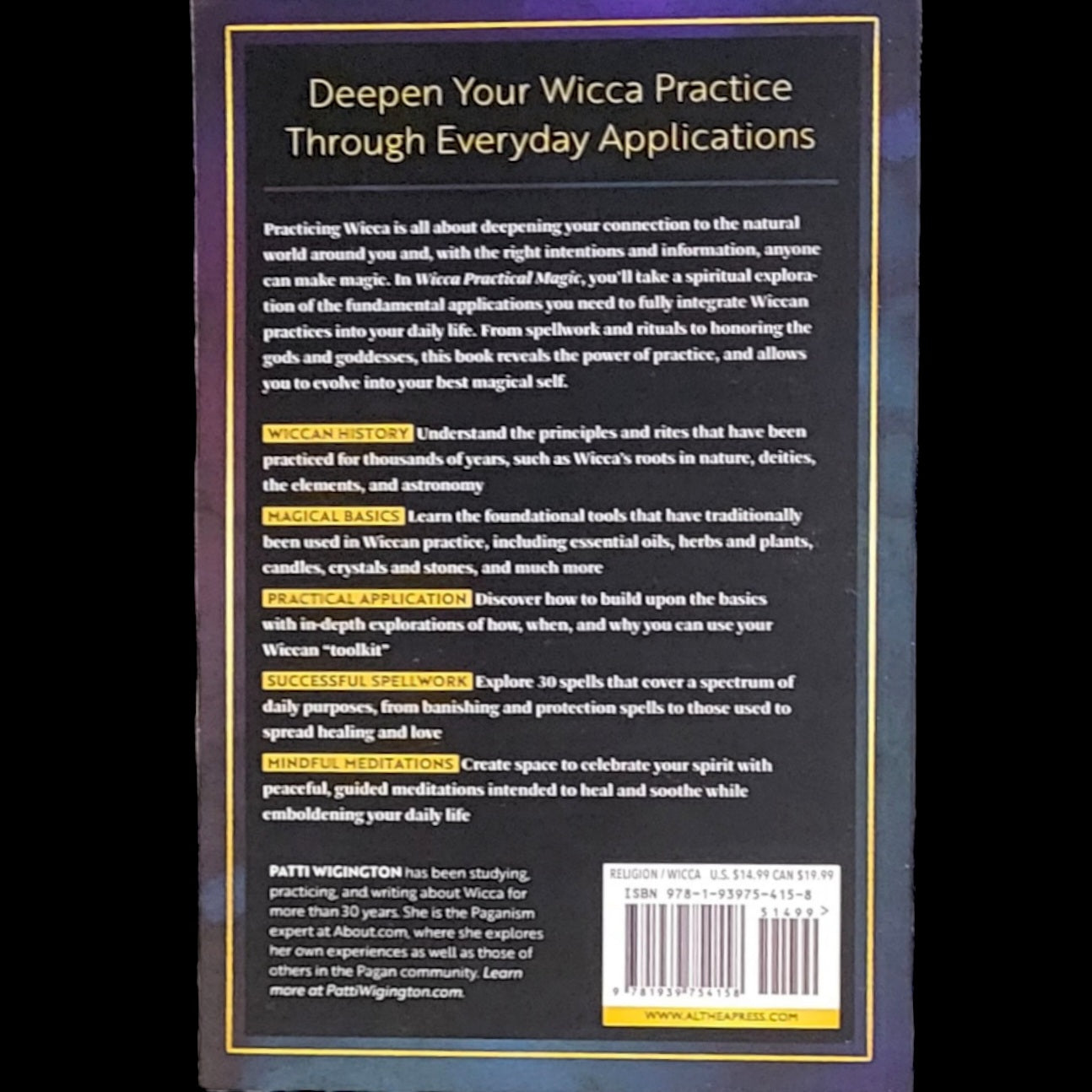 (NEW) Wicca Practical Magic: Getting Started With Magical Herbs, Oils & Crystals by Patti Wigington