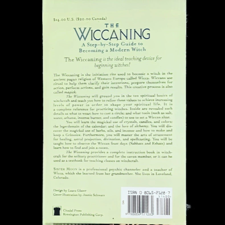 (Pre-Loved) The Wiccaning: A Step by Step Guide to Becoming a Modern Witch by Sister Moon
