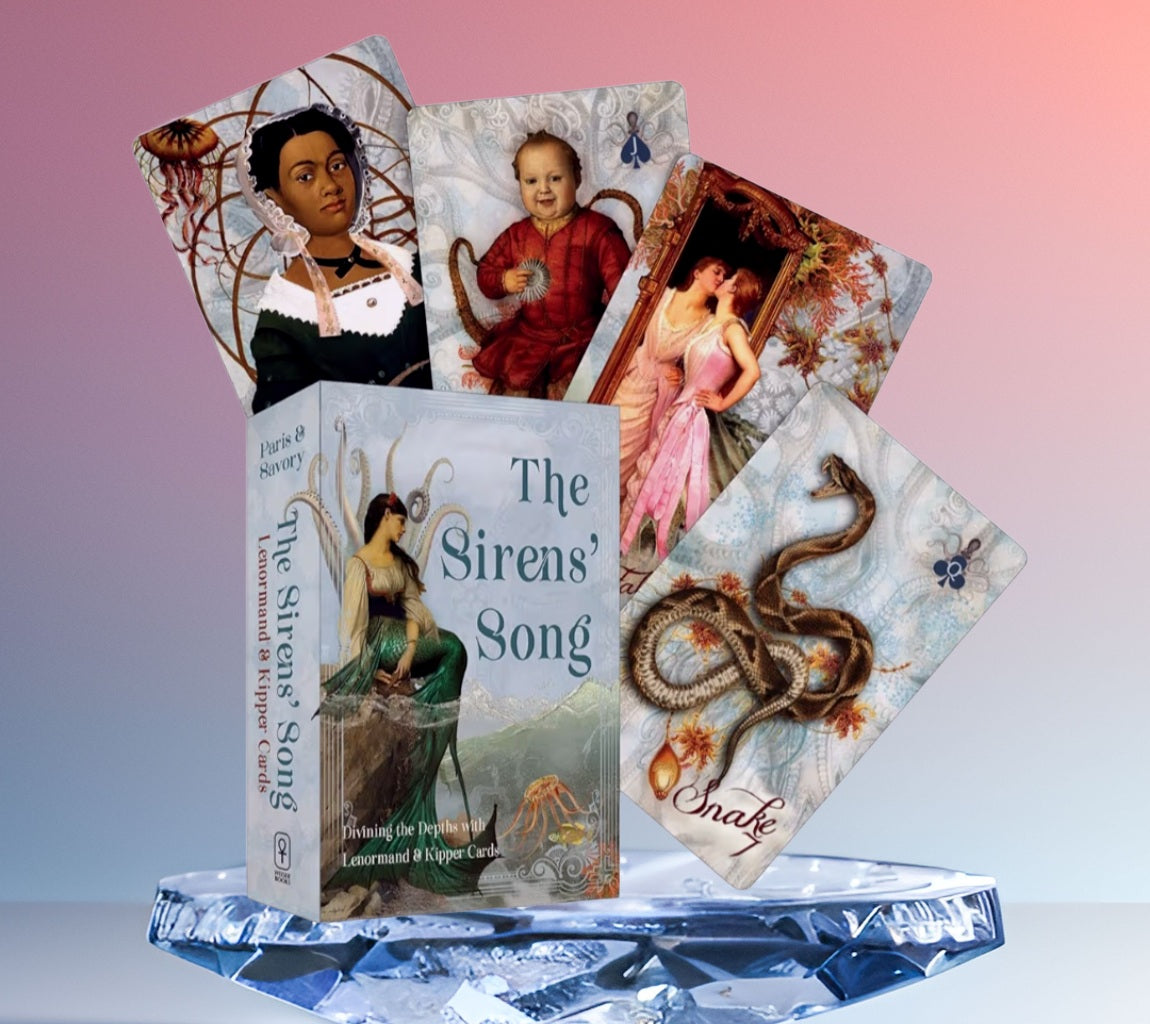 (NEW) The Sirens' Song: Divining the Depths with Lenormand & Kipper Cards by Carrie Paris