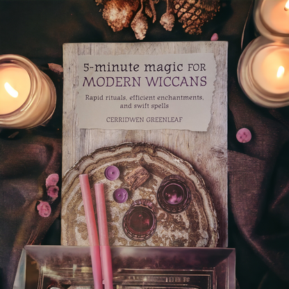 (Pre-Loved) 5 Minute Magic For Modern Wiccans by Cerridwen Greenleaf