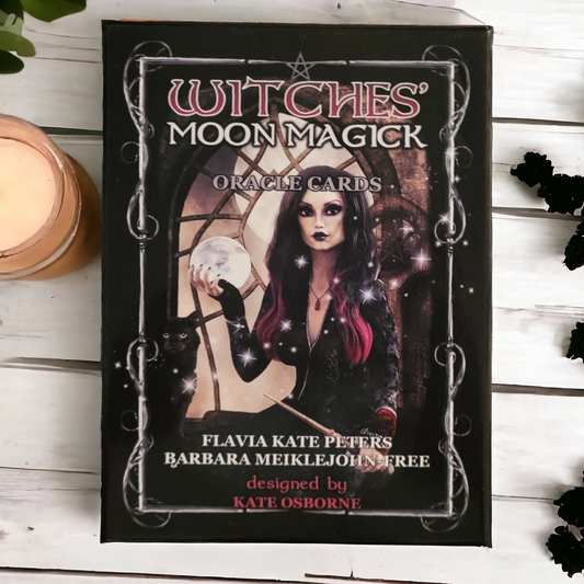 (NEW) Witches Moon Magic Oracle Cards by Flavia Kate Peters & Barbara Meiklejohn-Free