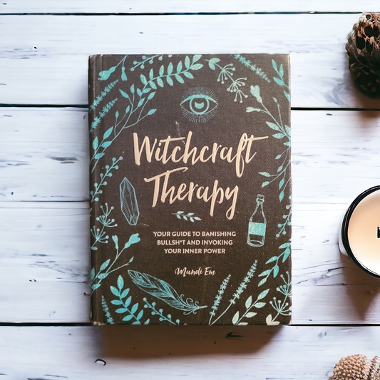 (Pre-Loved) Witchcraft Therapy: Your Guide To Banishing Bullshit And Invoking Your Inner Power by Mandi Em